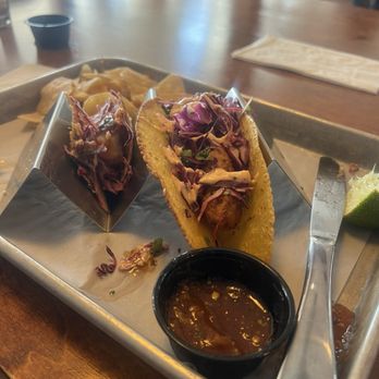 Ballast Point Brewing Long Beach - Fish tacos were pretty decent. Not bad. - Breweries Near Me - Long Beach, California