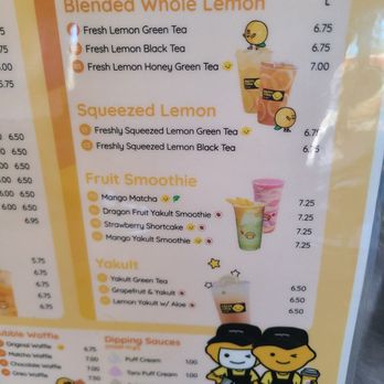 Happy Lemon - Menu - Coffee & Tea Near Me - Fresno, California Happy Lemon - Menu - Coffee & Tea Near Me - Fresno, California