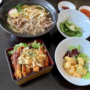Kochi - Niku Udon Chicken Katsu Bowl with Tar Tar Sauce Truffle Edamame Rock Shrimp Tempura - Noodles Near Me - West Hollywood, California Kochi - Niku Udon Chicken Katsu Bowl with Tar Tar Sauce Truffle Edamame Rock Shrimp Tempura - Noodles Near Me - West Hollywood, California