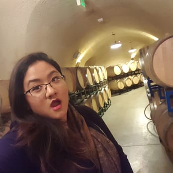 Failla - Barrels on barrels of wine in the cave - Wineries Near Me - Saint Helena, California