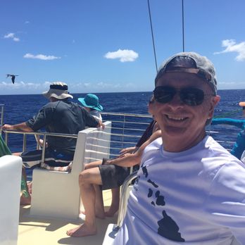 Blue Dolphin Charters - Lots of great up top outdoor seating! - Boating Near Me - Eleele, Hawaii Blue Dolphin Charters - Lots of great up top outdoor seating! - Boating Near Me - Eleele, Hawaii