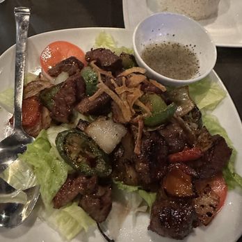 Huynh Restaurant - 57. Com Bo Luc Lac Plate Dinner - Vietnamese Near Me - Houston, Texas Huynh Restaurant - 57. Com Bo Luc Lac Plate Dinner - Vietnamese Near Me - Houston, Texas