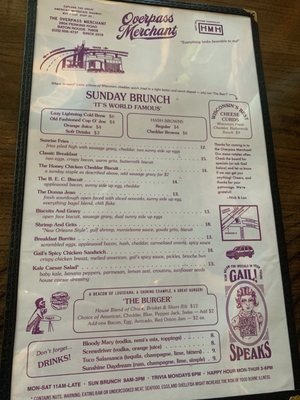Menu photo 4 The Overpass Merchant Baton Rouge, LA Menu photo 4 The Overpass Merchant Baton Rouge, LA