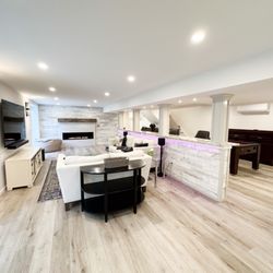 Basement remodel in Pleasant Valley
