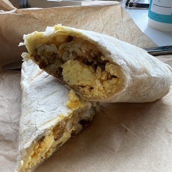 Penelope's Coffee & Tea - Chorizo w/ Potato Burrito - Coffee & Tea Near Me - Daly City, California Penelope's Coffee & Tea - Chorizo w/ Potato Burrito - Coffee & Tea Near Me - Daly City, California