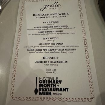 Grille on Main - Seafood Near Me - Huntsville, Alabama Grille on Main - Seafood Near Me - Huntsville, Alabama