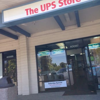The UPS Store - Store front. - Shipping Centers Near Me - Fremont, California The UPS Store - Store front. - Shipping Centers Near Me - Fremont, California
