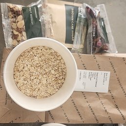 This is how they gave me my oatmeal today This is how they gave me my oatmeal today