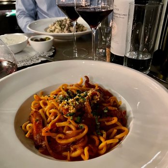 Torchio Pasta Bar - Bucatini All Amatriciana Pasta - Italian Near Me - Chicago, Illinois Torchio Pasta Bar - Bucatini All Amatriciana Pasta - Italian Near Me - Chicago, Illinois