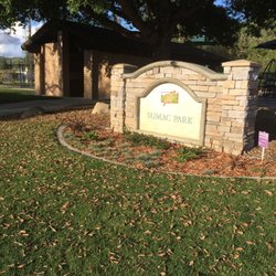 Sumac Park - The front of the park entrance.