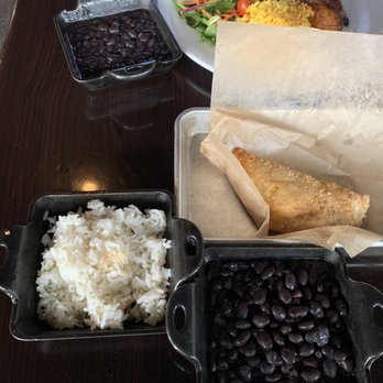Sofrito Latin Cafe - Chicken empanada with rice and black beans - Latin American Near Me - Orlando, Florida Sofrito Latin Cafe - Chicken empanada with rice and black beans - Latin American Near Me - Orlando, Florida
