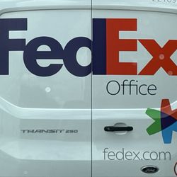FedEx Office Print & Ship Center - Fed Ex van