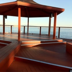 Oceanview Room - One of the gazebos on the deck