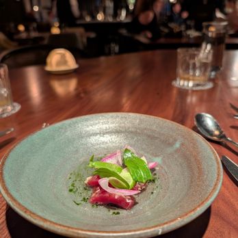Boka - bluefin tuna in a cucumber sauce (great!) - New American Near Me - Chicago, Illinois Boka - bluefin tuna in a cucumber sauce (great!) - New American Near Me - Chicago, Illinois