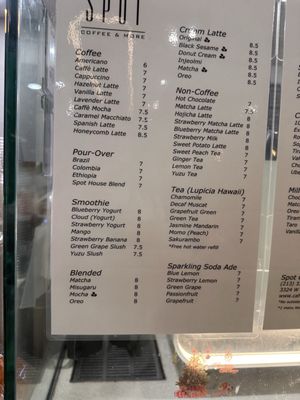 Menu photo 8 Spot Coffee & More Los Angeles, CA Menu photo 8 Spot Coffee & More Los Angeles, CA