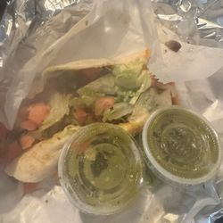 Tacos El Rey De Oro - Chicken taco