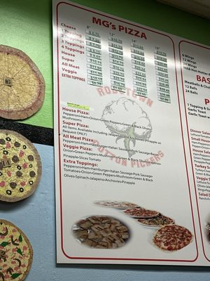 Menu photo 2 M G's Pizza Robstown, TX