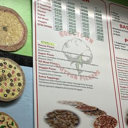 M G's Pizza - Menu