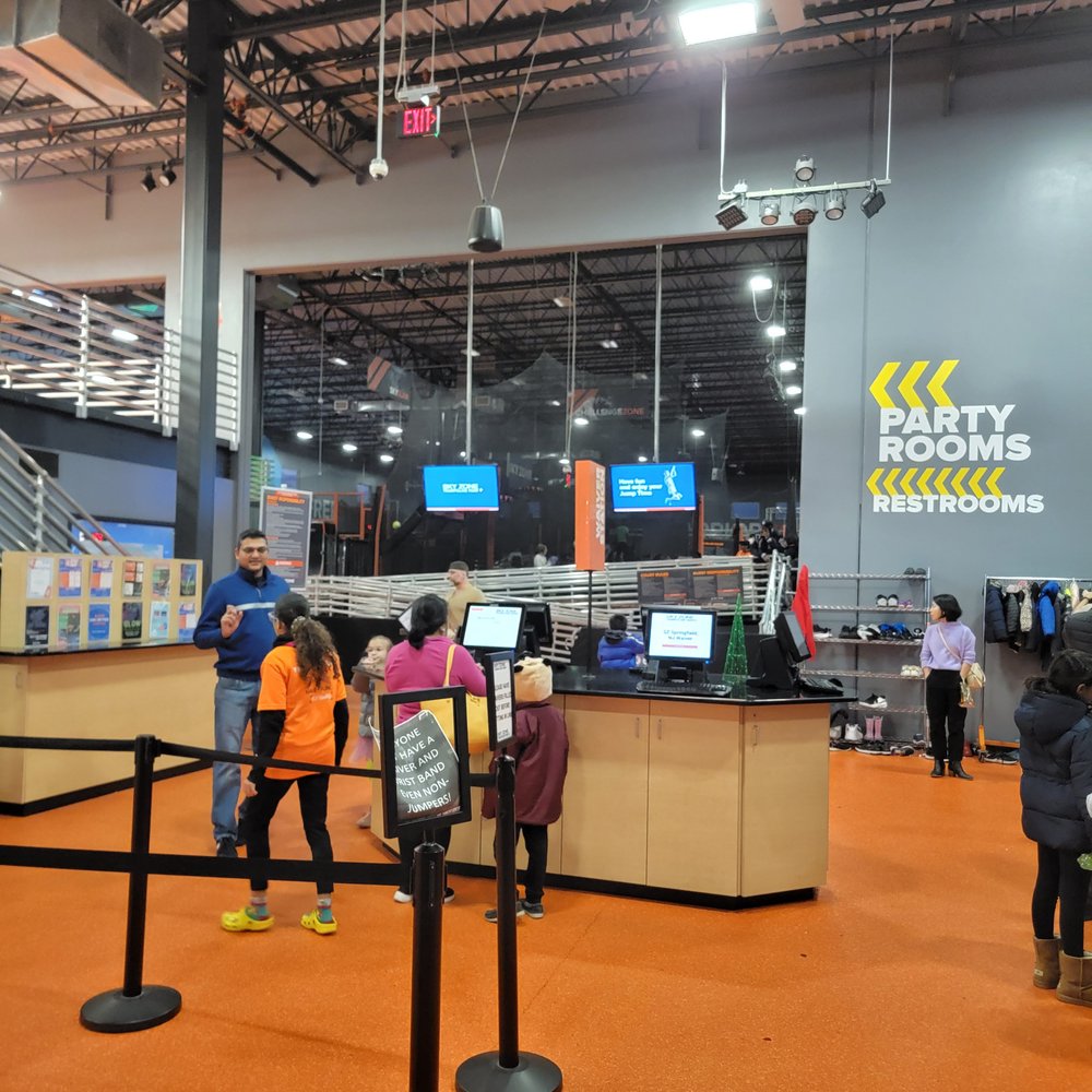 Sky Zone Trampoline Park - Inside check-in - Trampoline Parks Near Me - Springfield, New Jersey Sky Zone Trampoline Park - Inside check-in - Trampoline Parks Near Me - Springfield, New Jersey