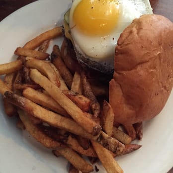 Local 44 - Local 44 breakfast burger with fries - Bars Near Me - Philadelphia, Pennsylvania