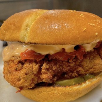 Ali's Pizza - 65 CHICKEN BURGER ONLY AT ALI's Pizza There house made with there own idea and recipe Mouth watering by look and delicious by taste. - Pizza Near Me - Hamtramck, Michigan Ali's Pizza - 65 CHICKEN BURGER ONLY AT ALI's Pizza There house made with there own idea and recipe Mouth watering by look and delicious by taste. - Pizza Near Me - Hamtramck, Michigan