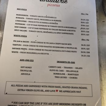 L'industrie Pizzeria - Menu2.26 - Pizza Near Me - Brooklyn, New York L'industrie Pizzeria - Menu2.26 - Pizza Near Me - Brooklyn, New York