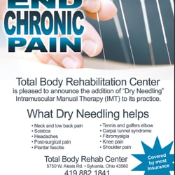 Total Body Rehab Center - Our clinic was the first to offer this treatment to the Northwest Ohio area.