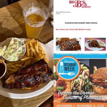 Big B's Barbecue - Placentia Restaurant Week - Barbeque Near Me - Fullerton, California