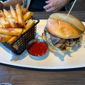 White Spot - Mushroom burger - Burgers Near Me - Burnaby, British Columbia