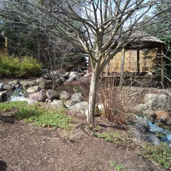 Polaris Founder's Park - Smaller waterfall with second shelter - Parks Near Me - Columbus, Ohio