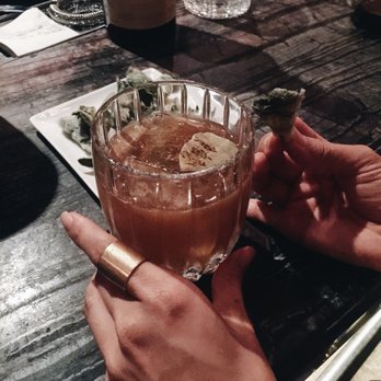 Quinary - A cocktail which comes w/ crispy seaweed. - Cocktail Bars Near Me - Hong Kong, HK