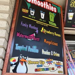 Polar Penguin's Snowcones - Smoothie flavors !!