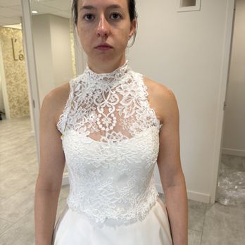 L'elite Bridal - The lace does not match from the left side to the right side of my shoulder. - Bridal Near Me - Boston, Massachusetts L'elite Bridal - The lace does not match from the left side to the right side of my shoulder. - Bridal Near Me - Boston, Massachusetts