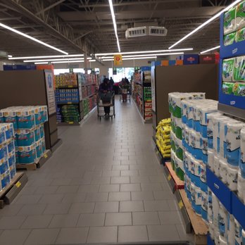 ALDI - the aisle of a grocery store - Grocery Near Me - Brown Deer, Wisconsin
