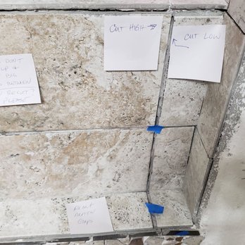 Mike Shafer Handyman - Huge gaps, tile cut uneven, pieces cut in that dont fit. - Handyman Near Me