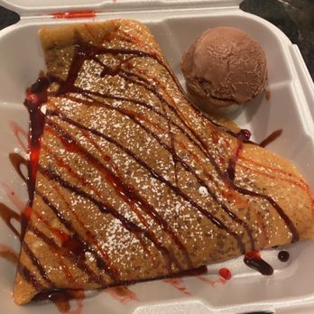 Ice Monster - Chocolate Strawberry Ice Cream Crepe - Juice Bars & Smoothies Near Me - Walnut Creek, California
