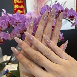 Angel Nail Spa - Nude jelly acryllic nails by Cammy