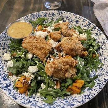 SoLou - Gator salad- delicious. Gator was perfectly cooked - New American Near Me - Baton Rouge, Louisiana SoLou - Gator salad- delicious. Gator was perfectly cooked - New American Near Me - Baton Rouge, Louisiana
