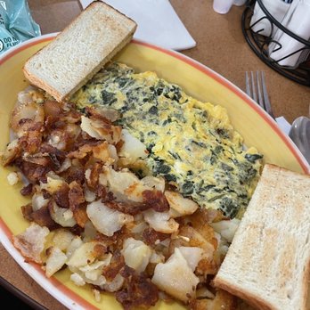 Temple Family Restaurant - Omelette Spinach and Feta Omelet - Diners Near Me - Temple, Pennsylvania Temple Family Restaurant - Omelette Spinach and Feta Omelet - Diners Near Me - Temple, Pennsylvania