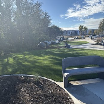 RiversEdge Park - Sitting area on the Walking Path. - Playgrounds Near Me - Jacksonville, Florida
