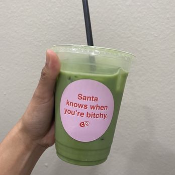Coffee Dose - Matcha latte after adding my own matcha from home - Coffee & Tea Near Me - Irvine, California Coffee Dose - Matcha latte after adding my own matcha from home - Coffee & Tea Near Me - Irvine, California
