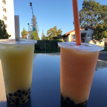 OMG Tea - Pineapple slushy with ice-cream and mango strawberry slushy with ice-cream - Bubble Tea Near Me - Santa Clara, California OMG Tea - Pineapple slushy with ice-cream and mango strawberry slushy with ice-cream - Bubble Tea Near Me - Santa Clara, California