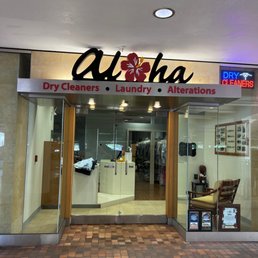 Exterior outside entrance of Aloha Dry Cleaners And Laundry - Aloha dry cleaners! - Honolulu, Hawaii Exterior outside entrance of Aloha Dry Cleaners And Laundry - Aloha dry cleaners! - Honolulu, Hawaii