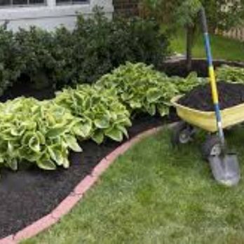 Leaf It To Us Landscaping - Inside fence line bed - Snow Removal Near Me Leaf It To Us Landscaping - Inside fence line bed - Snow Removal Near Me