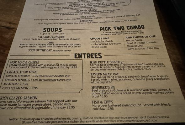 Menu photo 4 The Dublin Village Tavern Dublin, OH Menu photo 4 The Dublin Village Tavern Dublin, OH