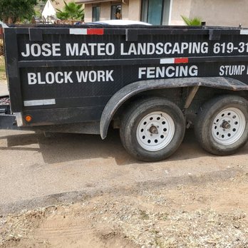 Jose Mateo Landscaping - a dump truck parked in front of a house - Landscaping Near Me - Lakeside, California Jose Mateo Landscaping - a dump truck parked in front of a house - Landscaping Near Me - Lakeside, California