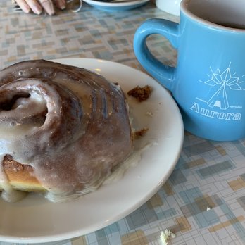 Aurora - Carmel Cinnamon Roll with hot specialty tea! - Coffee & Tea Near Me - Oklahoma City, Oklahoma Aurora - Carmel Cinnamon Roll with hot specialty tea! - Coffee & Tea Near Me - Oklahoma City, Oklahoma