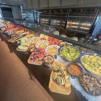 Fogo de Chão - Beautiful Salad bar! - Brazilian Near Me - Santa Monica, California