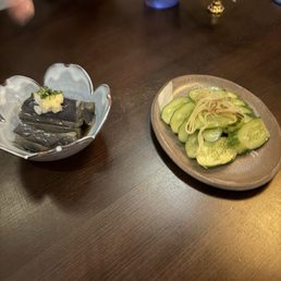 Fried Eggplant and Cucumbers Fried Eggplant and Cucumbers