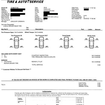 America's Tire - Tire repaired by MountainView Tires - Tires Near Me - Pasadena, California